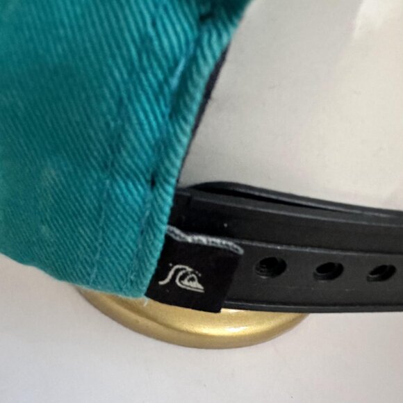 Quiksilver Baseball Hat Snapback Cap Skate Surf Blue Gray One Size Cotton Blend - Picture 7 of 13